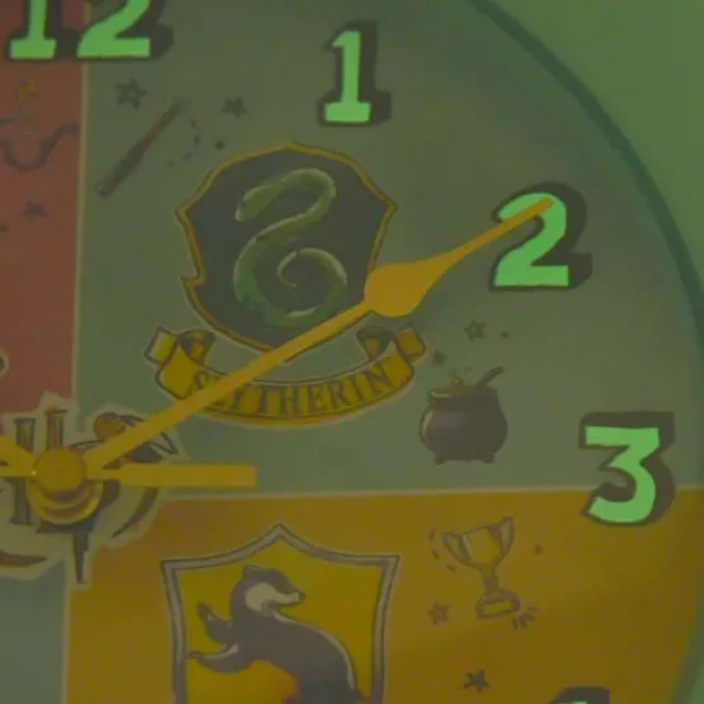 Harry Potter Ρολόι Τοίχου House Crests
