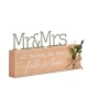 Love Story Διακοσμητική Πλακέτα Mr & Mrs - Fell In Love