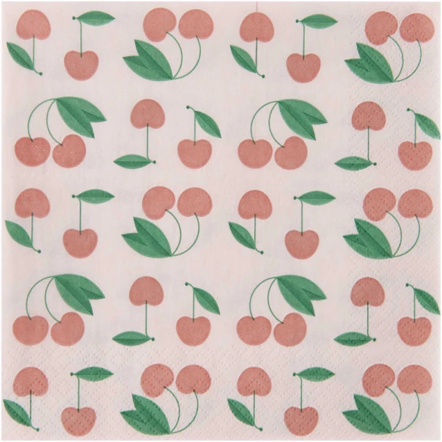 Rico Design 20 Χαρτοπετσέτες 33x33cm Cherries FSC
