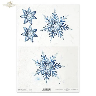 Itd. Collection Ριζόχαρτο Decoupage A4 (21x29,7cm) Snowflake
