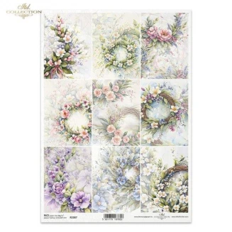 Itd. Collection Ριζόχαρτο Decoupage A4 (21x29,7cm) Spring Floral