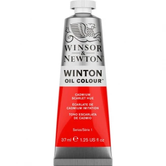 Winsor & Newton 37ml Winton Oil Cadmium Scarlet Hue