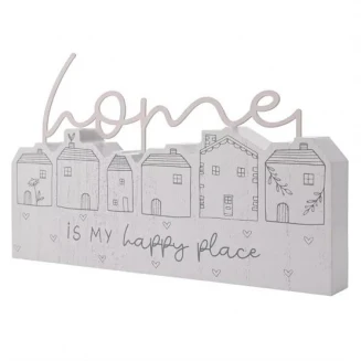 Moments Διακοσμητική Πλακέτα Σπιτάκι Home