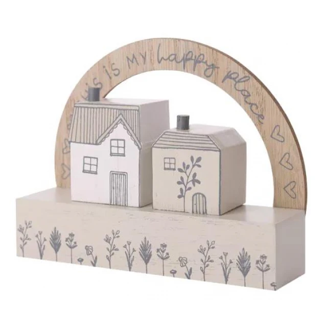 Moments Διακοσμητική Πλακέτα Σπιτάκι My Happy Place