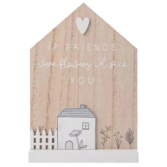 Moments Διακοσμητική Πλακέτα Σπιτάκι Friends Id Pick You