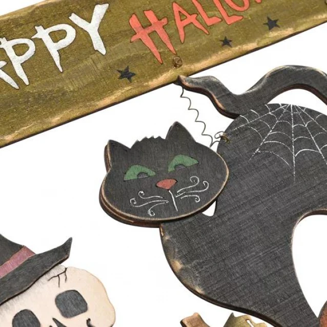 Κρεμαστό Διακοσμητικό με Φιγούρες Happy Halloween