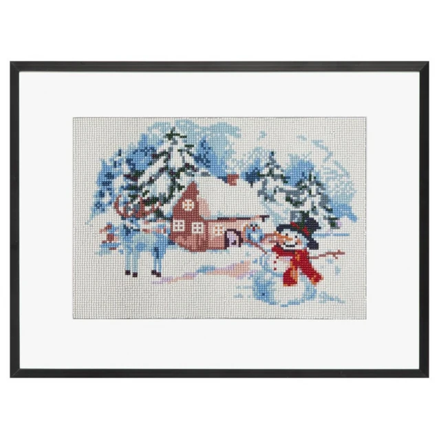 Craft ID Πίνακας Diamond Painting 30x40cm Χριστουγγενιάτικο Τοπίο