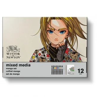 Winsor & Newton Κασετίνα Δώρου Manga Mixed Media 12 τεμαχίων