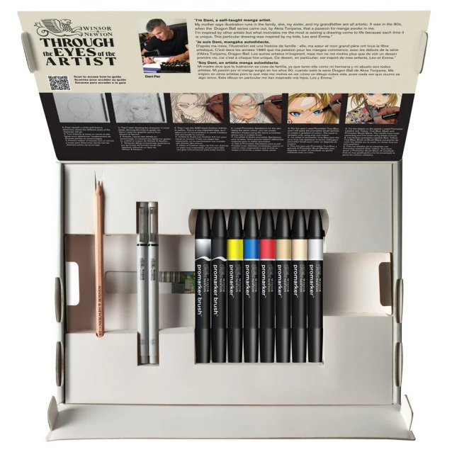 Winsor & Newton Κασετίνα Δώρου Manga Mixed Media 12 τεμαχίων