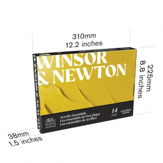 Winsor & Newton Κασετίνα Δώρου Galeria Acrylics Essentials 14 τεμαχίων
