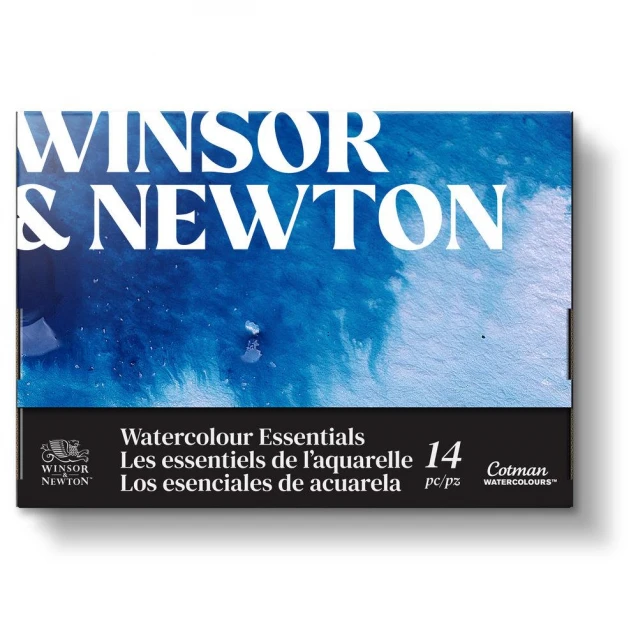 Winsor & Newton Κασετίνα Δώρου Cotman Watercolour Essentials 14 τεμαχίων