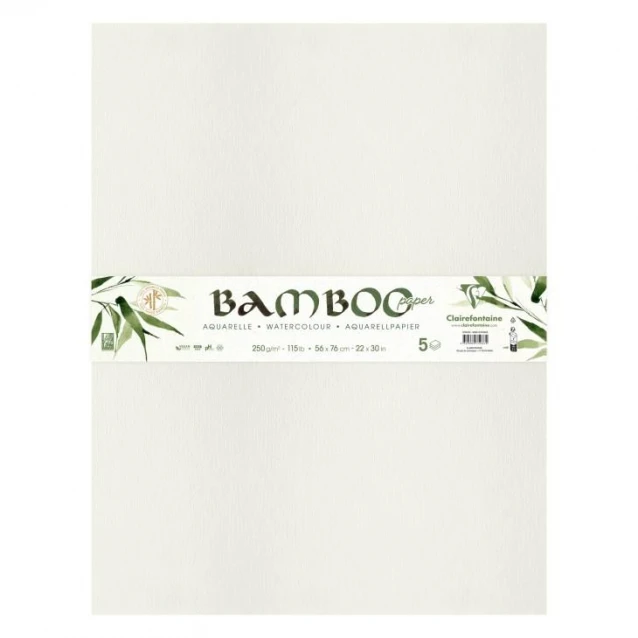 Clairefontaine Χαρτί Ακουαρέλας Bamboo 56x76cm 250g