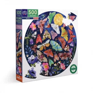 eeboo Κυκλικό Παζλ Πεταλούδες 500 κομμάτια