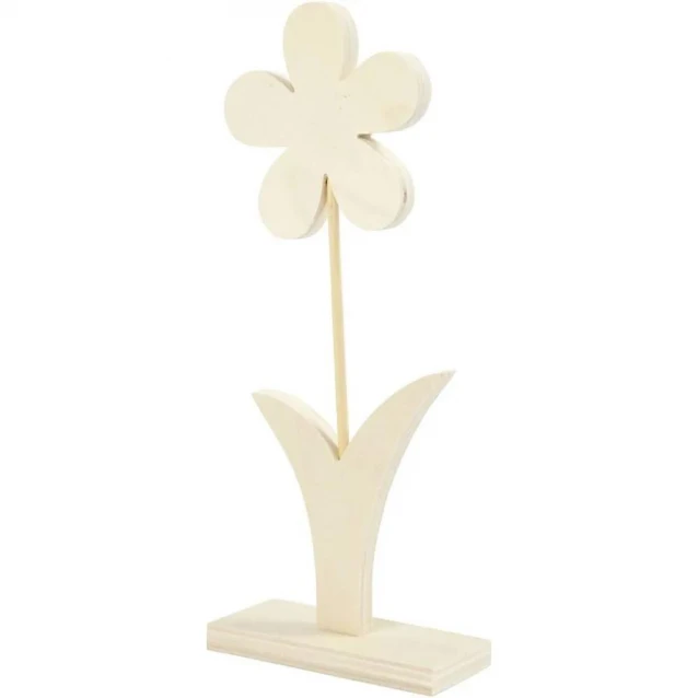 Ξύλινο Καθήμενο Λουλουδάκι 23x9,5cm