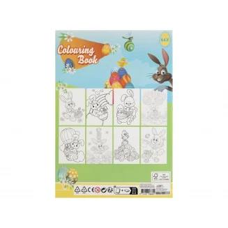 Moxy Βιβλίο Ζωγραφικής 64 Πασχαλινά Σχέδια Α4 (21x29,7cm)