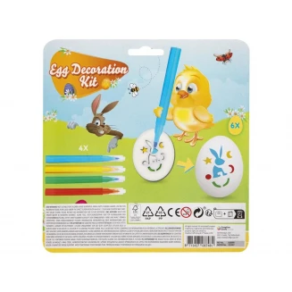 Moxy Σετ Διακόσμησης Πασχαλινών Αυγών με 4 Μαρκαδόρους