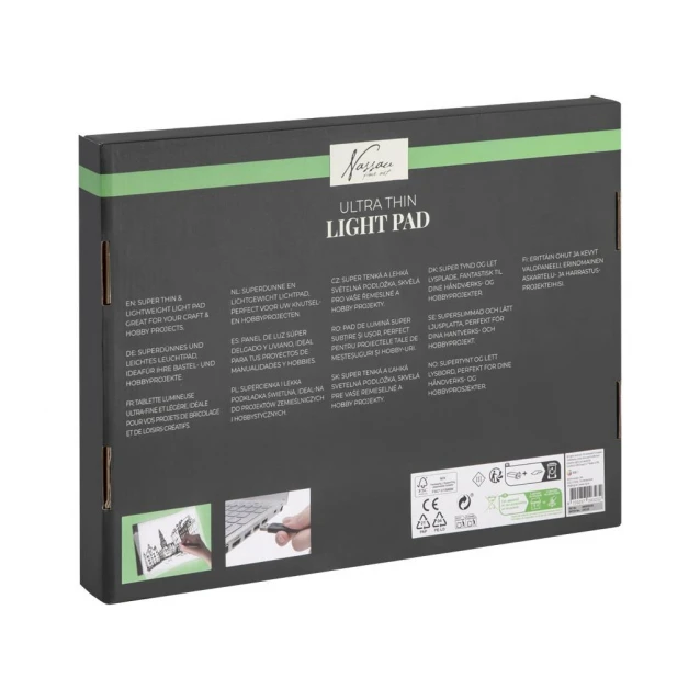 Nassau Φωτιζόμενη LED Επιφάνεια Σχεδίασης Α4 με USB