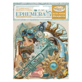 Stamperia Αυτοκόλλητα Χάρτινα Διακοσμητικά Ephemera Masquerade