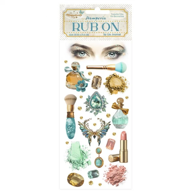 Stamperia Χαλκομανίες Rub-On 10x21,6cm Beauty