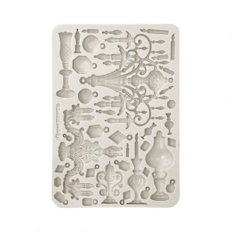 Stamperia Εύκαμπτα Καλούπια Σιλικόνης A5 Candle Holders