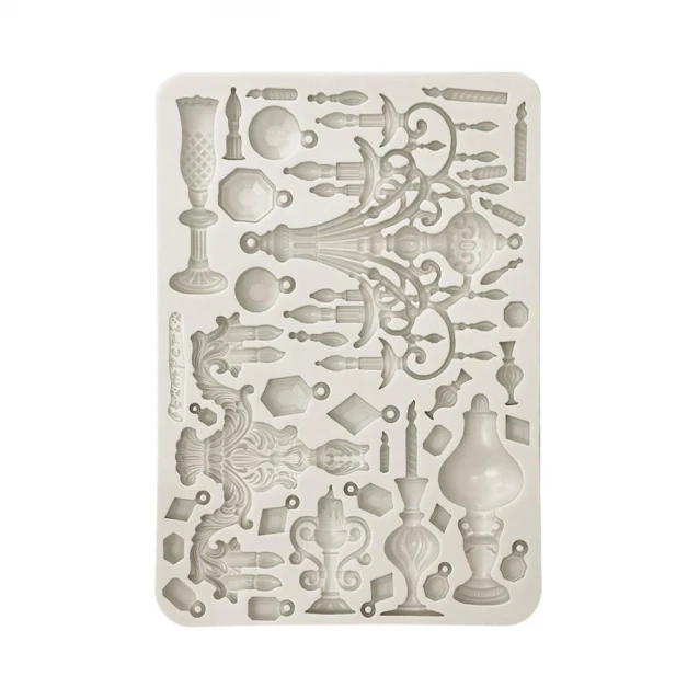 Stamperia Εύκαμπτα Καλούπια Σιλικόνης A5 Candle Holders