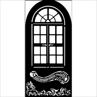 Stamperia Χονδρό Στένσιλ 0,5mm 12x25cm Window