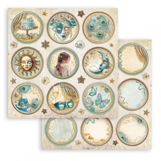 Stamperia Χαρτί Scrapbooking 30,5X30,5cm Διπλής Όψης- Rounds