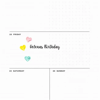 Rico Design Αυτοκόλλητα Gel 9,5x19cm Πολύχρωμες Καρδιές