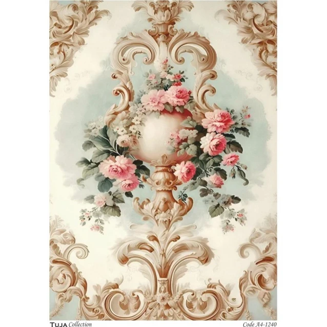 Tuja Collection Ριζόχαρτο Decoupage A4 (21x29,7cm) 1240