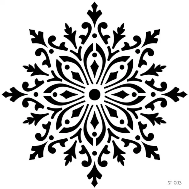 Craftistico Stencil 30x30cm 003 Μοτίβο Mandala