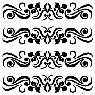 Craftistico Stencil 30x30cm 033 Μοτίβο Δαντέλα