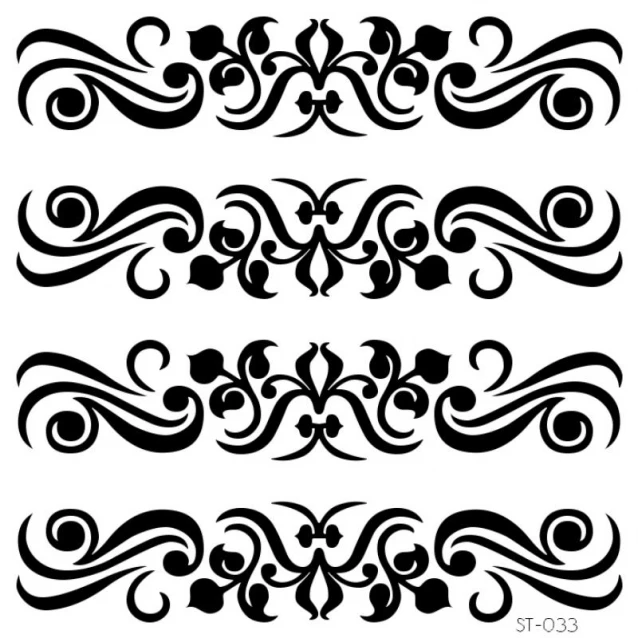 Craftistico Stencil 30x30cm 033 Μοτίβο Δαντέλα
