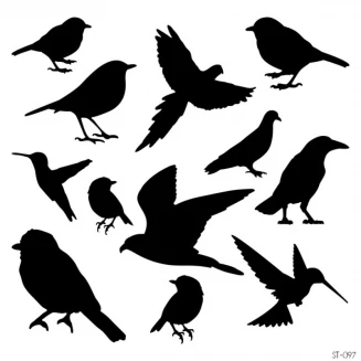 Craftistico Stencil 30x30cm 097 Πουλιά