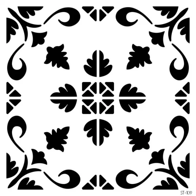 Craftistico Stencil 30x30cm 109 Μοτίβο