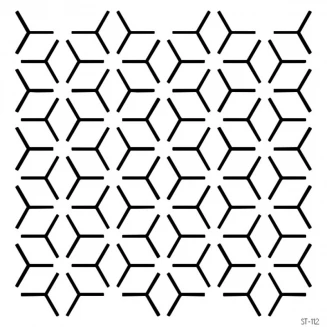 Craftistico Stencil 30x30cm 112 Μοτίβο