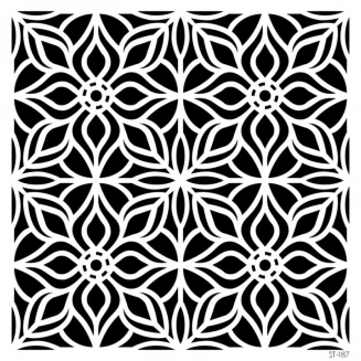 Craftistico Stencil 50x50cm 187 Μοτίβο Πλακάκι
