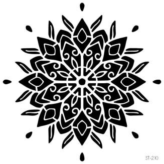 Craftistico Stencil 50x50cm 210 Μοτίβο Mandala