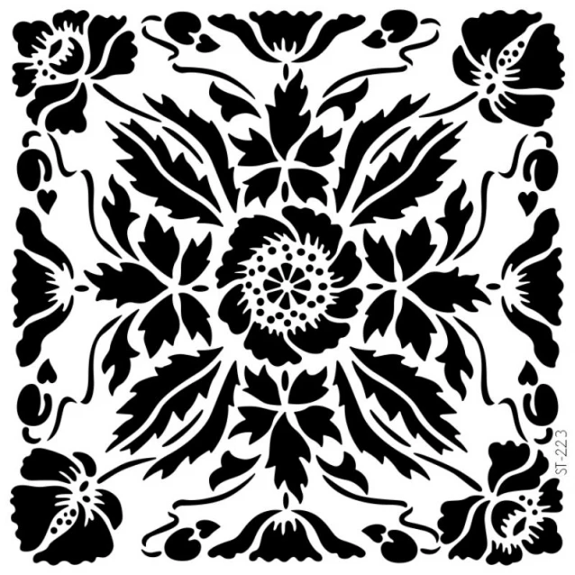 Craftistico Stencil 50x50cm 223 Μοτίβο