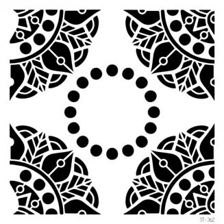 Craftistico Stencil 50x50cm 362 Μοτίβο