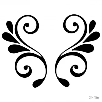 Craftistico Stencil 50x50cm 486 Μοτίβο