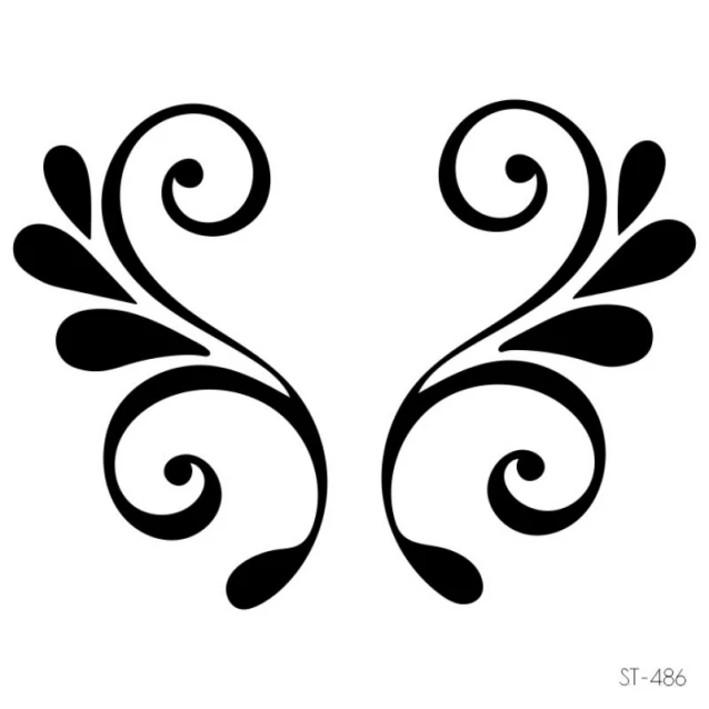Craftistico Stencil 50x50cm 486 Μοτίβο