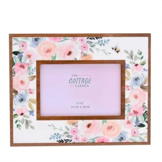The Cottage Garden Κορνίζα με Λουλούδια 15x10cm
