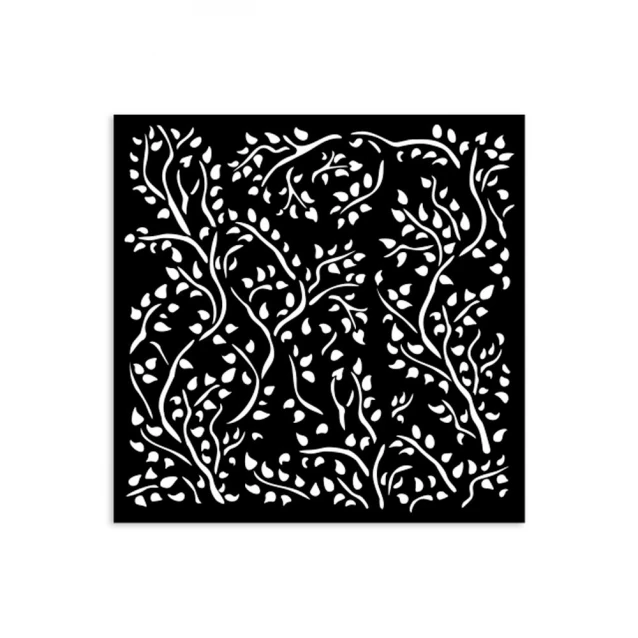 Stamperia Χονδρό Στένσιλ 0,5mm 12X12cm House of Roses Branch Pattern