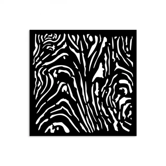 Stamperia Χονδρό Στένσιλ 0,5mm 12X12cm Hidden Grove Wood Pattern