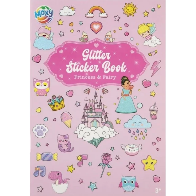 Moxy 8 Φύλλα A4 με Αυτοκόλλητα Stickers Fantasy