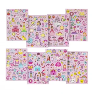 Moxy 8 Φύλλα A4 με Αυτοκόλλητα Stickers Fantasy