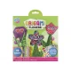 Moxy 18 Φύλλα Origami 19,5x19,5cm με Αυτοκόλλητα & Ματάκια Λουλούδια