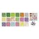 Moxy 18 Φύλλα Origami 19,5x19,5cm με Αυτοκόλλητα & Ματάκια Λουλούδια