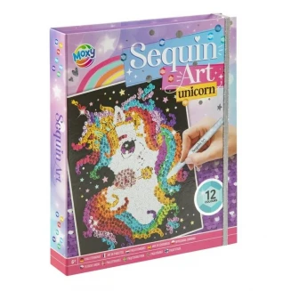 Moxy Ζωγραφική με Πούλιες 20x25cm Μονόκερος