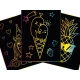 Moxy Σπιράλ Τετράδιο Magical Scratch 20 σελίδες A4 Rainbow